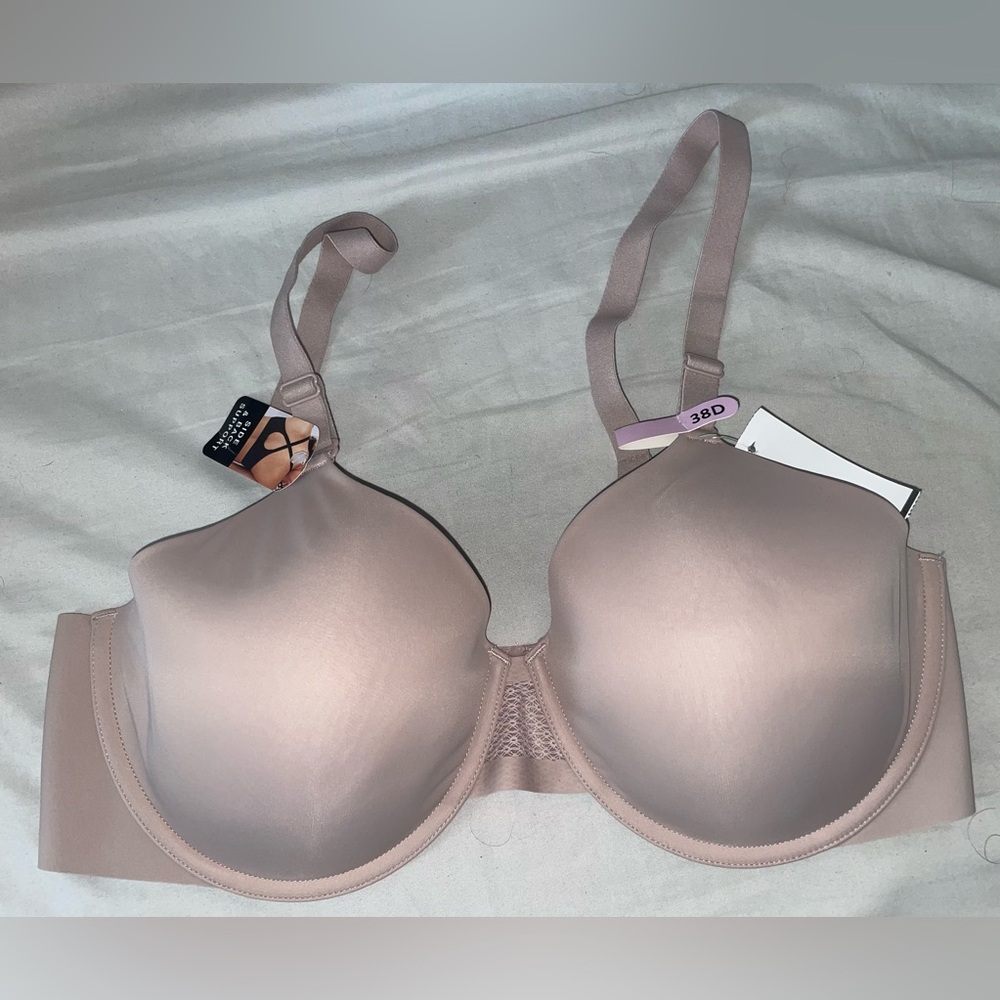 NWT 38D Nude Bali Ultimate Smoothing Lightweight T-Shirt Underwire Bra